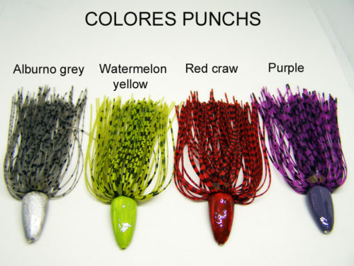 Colores punch pesca bass